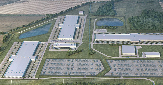 Projekt datového centra spolenosti Related Digital v Saline Township ve stát...