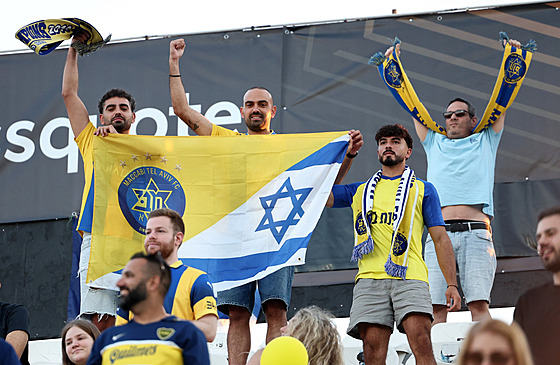 Fanouci izraelského týmu Maccabi Tel Aviv.
