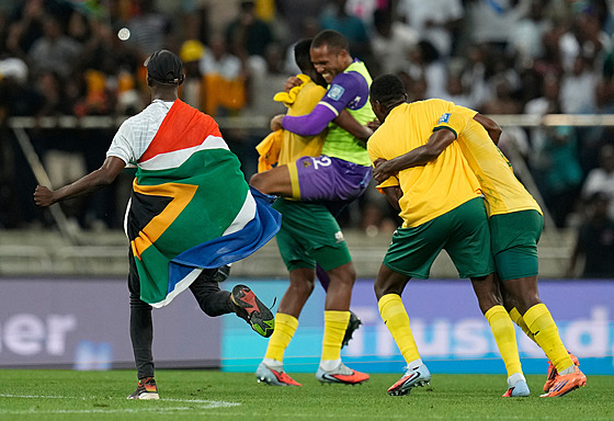 Fotbalisté Jiní Afriky slaví postup na závrený turnaj MS 2030.