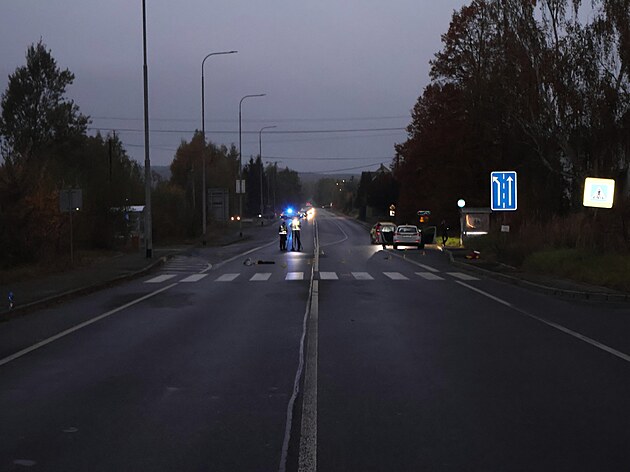Nehoda se stala v pondlí kolem pl esté ráno ve Svatav.