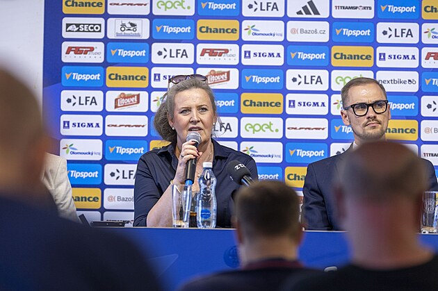 Námstkyn primátora Olomouce za hnutí ANO Miroslava Ferancová hovoí na...
