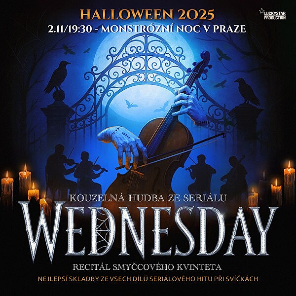 Pijte zaít jedinenou atmosféru Halloweenu na koncertu hudby ze seriálu...