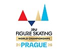 Logo MS v krasobruslení, které hostí v b�eznu 2026 Praha.