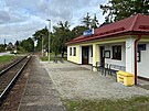 eleznin stanice ve Vlkov na Tborsku stoj na trati z Vesel nad Lunic do...