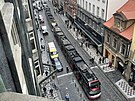 V centru Prahy nejde elektina, tramvaje se pobl Vclavskho nmst tosuj....