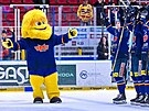 Nov maskot eskobudjovickch hokejist z HC Motor bav v Budvar arn...