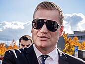 Petr Macinka a Filip Turek dorazili na jednání za Andrejem Babiem.(13. íjna...