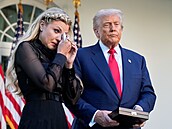 Americký prezident Donald Trump udlil Prezidentskou medaili svobody...
