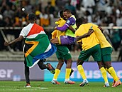 Fotbalisté Jiní Afriky slaví postup na závrený turnaj MS 2030.