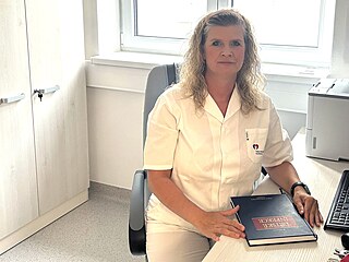 Martina Kundschofská, primáka infekního oddlení a HIV centra Fakultní...