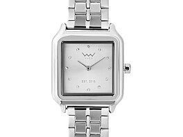 Nad�asové st�íb�ité hodinky model Roeen Silver s t�pytivými kamínky. Cena 1599...