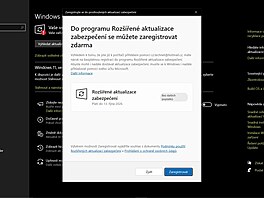 Na následující stránce pak ji staí jen kliknout na tlaítko Zaregistrovat. 