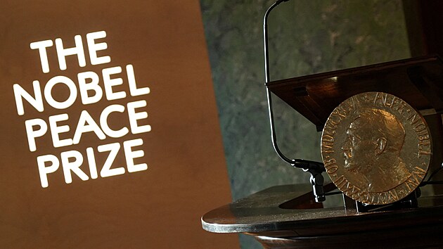 V Oslu vyhls Nobelovu cenu mru. (10. jna 2025)