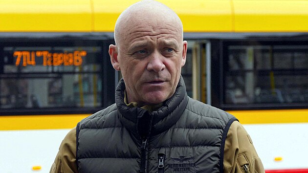 Starosta ukrajinskho pstavnho msta Odsa Hennadij Truchanov (8. dubna 2022)