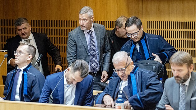 K soudu v kauze Dozimetr dorazil Michal Redl. (13. jna 2025)