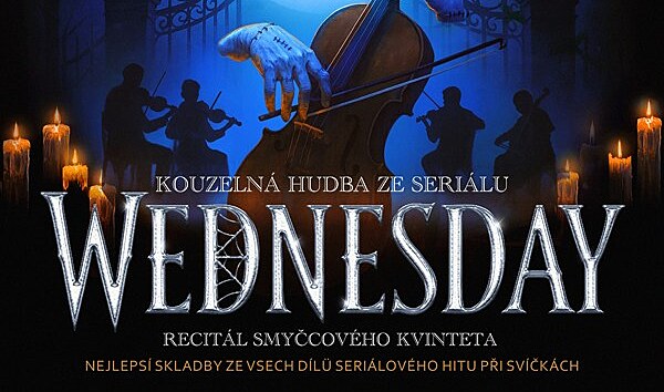 Pijte zat jedinenou atmosfru Halloweenu na koncertu hudby ze serilu Wednesday