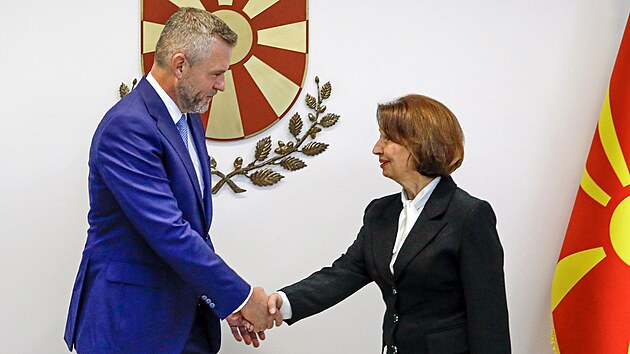 Slovenský prezident Peter Pellegrini nav�tívil Severní Makedonii a setkal se s...
