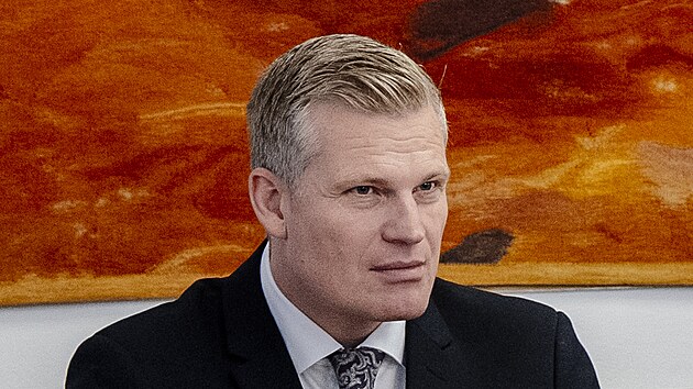 Filip Turek pi jednn poslaneckho klubu Motorist sob