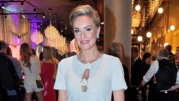 Zuzana �t�panovsk� v Praze na akci 20 let �esk� Miss (18. z��� 2025)