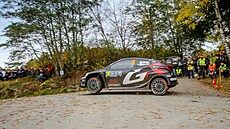 Stedoevropská rally zavítala do eska - na snímku je Takamoto Katsuta.