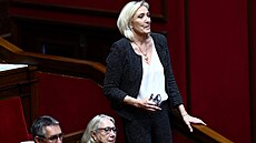 Marine Le Penová, p�edsedkyn� parlamentní frakce Národního sdru�ení v Národním...
