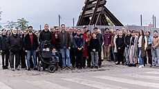 Lidé se zúastnili vzpomínkové akce za obti rasismu a xenofobie. Uinili tak v...