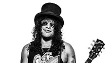 eský fotograf Tomá Tetík vyfotil rockovou hvzdu Saula Slashe Hudsona z...