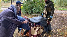 Následky ruského útoku na pravoslavný kostel v Kosantynivce. (11. íjna 2025)