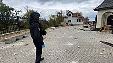 Následky ruského útoku na pravoslavný kostel v Kosantynivce. (11. íjna 2025)