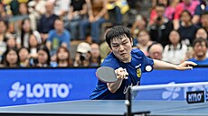 Fan en-tung hraje v dresu nmeckého Saarbrückenu.