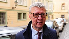 Vyjednávání vzniku nové vlády Hnutí ANO, SPD a Motoristé. Na snímku Karel...
