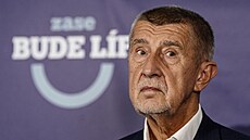 Tisková konference hnutí ANO primárn� k Evropské rad�. Andrej Babi�, Alena...