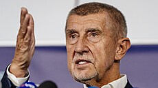 Tisková konference hnutí ANO primárn k Evropské rad. Andrej Babi, Alena...