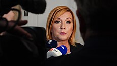 Tisková konference z vyjednávání vzniku nové vlády Hnutí ANO, SPD a Motoristé....