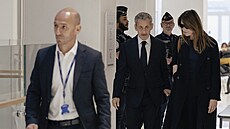 Bude p�i n�m stát. Carla Bruniová se chystá nav�t�vovat svého man�ela...