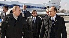 editel FSB Alexander Bortnikov s prezidentem Vladimirem Putinem v roce 2010.