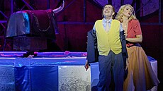 Slávka Zámeníková (Maenka) a Michael Laurenz (Vaek) v inscenaci Smetanovy...