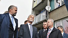 Prezident Petr Pavel se ve luknov proel sídlitm, které je sociáln...