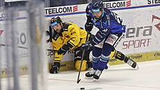 Jakub Zboil z Vítkovic obral o kotou Maxima ajkovie z Litvínova.