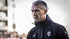 Trenér Martin Hyský pi své premiée na lavice Plzn