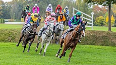 Jaroslav Myka se Sexy Lordem v ele Velké pardubické