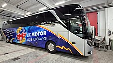 Nová posila pro HC Motor: Zbrusu nový autobus od spole�nosti Nicotrans