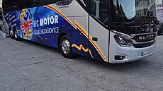 Nová posila pro HC Motor: Zbrusu nový autobus od spole�nosti Nicotrans
