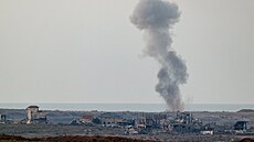 Záb�ry z Pásma Gazy.