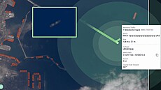 Lo� Maia-1 z ruské stínové flotily u al�írských b�eh�