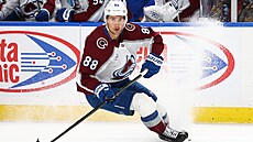 Martin Neas u puku v utkání s Buffalo Sabres.