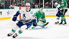 Filip Chytil slaví branku proti Dallasu.