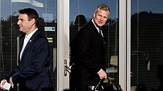 Pedseda strany Motoristé sob Petr Macinka a estný prezident Motorist Filip...