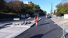 Korzo Peroutkova. Chodci, psi i cyklisté si to u�ívali.