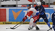 Jakub Orsava z Olomouce (vlevo) a Libor Zábranský z Brna v souboji